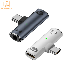 Convertitore Audio USB a Aux, Adattatore per Ricarica e Uscita Cuffie 2 <span class=keywords><strong>in</strong></span> 1, Splitter Tipo <span class=keywords><strong>C</strong></span> con Jack per Cuffie da 3,5mm - Product Image 4