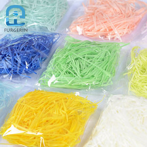 <span class=keywords><strong>Gazon</strong></span> raphia coloré en soie, pour un cadeau de mariage, avec des boîtes de remplissage de bonbons, parfait pour la décoration - Product Image 5