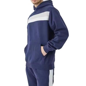 Autumn Winter <b>Mens</b> Clothing 2 Piece Set Adult Size <b>Joggers</b> Hoodie Tracksuit Custom Plus Size Lightweight Hoodie <b>Jogger</b> Sets - Product Image 3