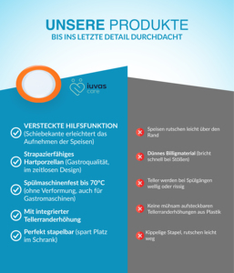 Assiette Moderne Écologique Unisono Plus 26 cm, Nouveauté Utilisable d'une Seule Main, Vaisselle Blanche pour la Maison, Cadeaux Promotionnels Orange - Product Image 4