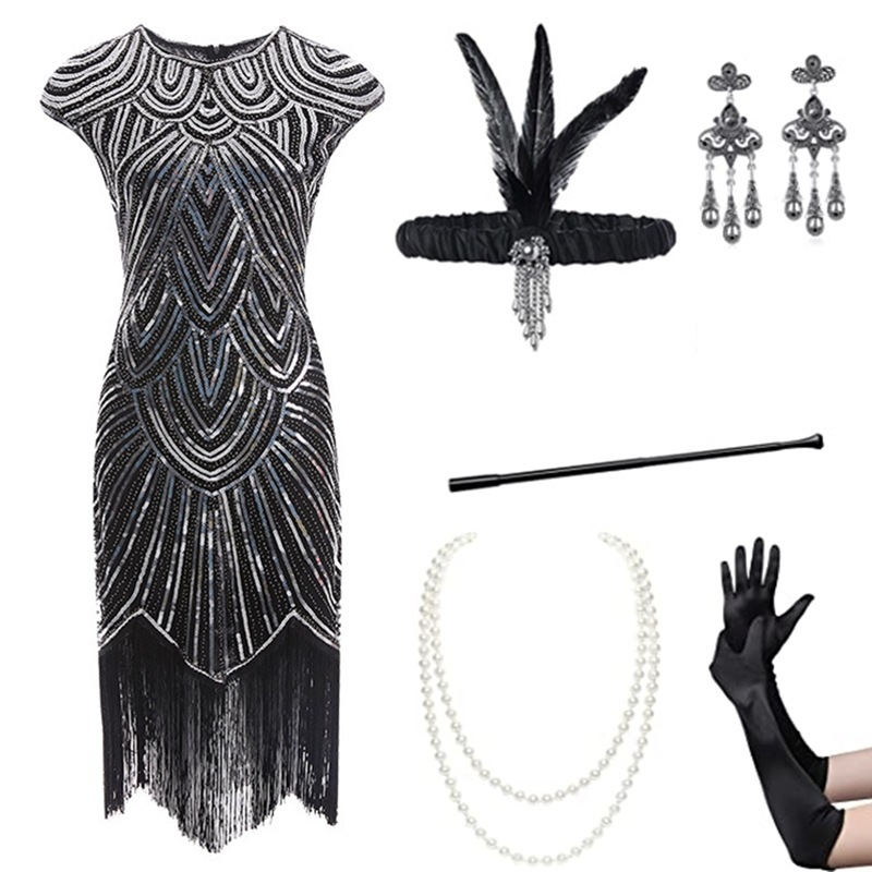 Noir et argent [accessoires vestimentaires]