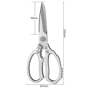 <b>Kitchen</b> <b>Scissor</b> Stainless Steel Heavy Duty For Chicken Bone Cutting Multifunctional Meat Food Prep - Product Image 2