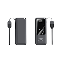 Power Bank Promosi Sangat Direkomendasikan Langsung dari Pabrik, Baterai Li-Polymer, Pengisian Cepat, Layar LED, 10000mAh, Kabel Tipe-C