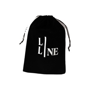 Grande pochette en velours personnalisée de haute qualité avec cordon de serrage, sac d'emballage pour fournisseurs, pochette cadeau pour bijoux - Product Image 1