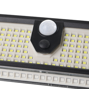 Lampe solaire de jardin 190 LED à fixation murale, cellule solaire Poly-Si, résistante à l'eau, éclairage extérieur - Product Image 3
