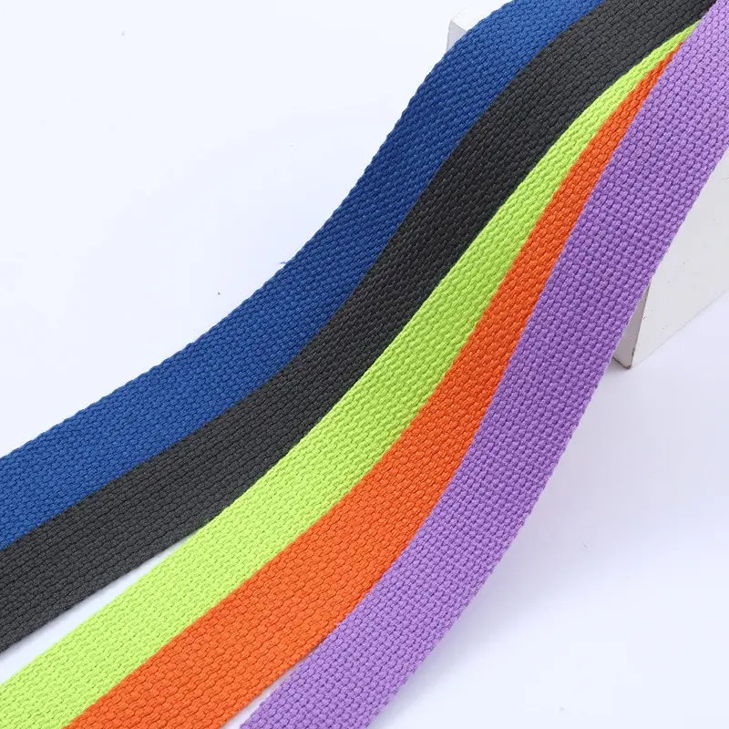 Best Price Wholesale Embroidered And Woven Heavy Duty Cotton Webbing Strap For Garments Bags Shoes Home Textiles