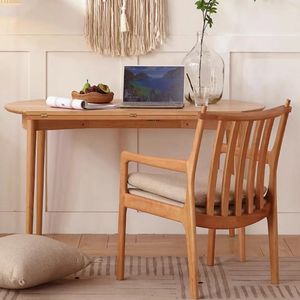 Nordic sedia da pranzo <span class=keywords><strong>in</strong></span> legno massello per uso domestico sedia da studio per il tempo libero semplice sedia da scrivania dal Design moderno poltrona - Product Image 4