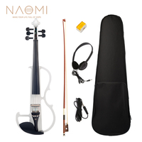 Xiaomi-violon électrique en bois massif 4/4 pouces, violon à 5 cordes, Instruments de musique silencieux, avec étui