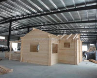 Maison préfabriquée extensible moderne Treezo L203 en OSB avec panneaux SIP 18x12x6.6m, solution écologique complète pour usage extérieur, garantie de plus de 5 ans