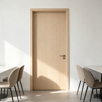 Puertas de Madera para Dormitorio QI TAI, Diseño Moderno de Madera Sólida, Aislamiento Acústico, Uso Interior, Superficie Acabada, Modelo de Apertura Push-Pull