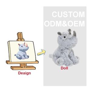 Tùy Chỉnh Siêu Mềm Polyester Bông Khủng Long Thiết Kế Đồ Chơi Sang Trọng Odm Odm Quà Tặng Sinh Nhật Con Chó Căng Thẳng Cứu Trợ PP Bông - Product Image 5