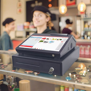 Sistema POS Todo en Uno A12N con Pantalla Táctil de 11.6/12.5'', Impresora Térmica, LED/VFD/Scanner, Cajón de Efectivo para Cafeterías, Terminal de Punto de Venta - Product Image 1