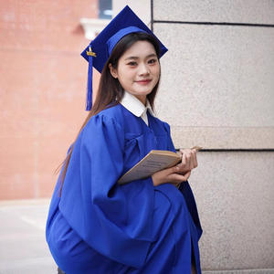 Uniformes Escolares de Alta Calidad al por Mayor ODM/OEM, Togas de Graduación para Estudiantes, Uniformes Sólidos para Hombres y Mujeres, 100% Poliéster - Product Image 3