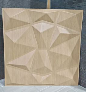 Panneau mural 3D géométrique en PVC à prix d'usine pour la décoration intérieure de chambre <span class=keywords><strong>et</strong></span> salle à manger, finition <span class=keywords><strong>blanc</strong></span> mat - Product Image 4