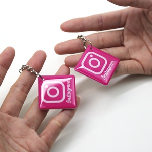 Llavero NFC Inteligente de 13.56mhz con Chip RFID, Llavero NFC con Etiqueta para Redes Sociales, Llavero NFC de Epoxi para Instagram - Product Image 5