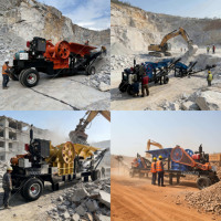 Trituradora de Mandíbulas Móvil PE500x750 para Granito, con Motor Diésel, para Triturar Roca Dura, Repuestos para Trituradora de Mandíbulas, Kenia