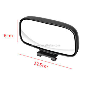 กระจกข้างรถยนต์มุมกว้าง360องศาปรับได้12.5ซม. ABS ใหม่อุปกรณ์เสริมกระจกมองข้างภายนอก - Product Image 1