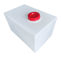 Réservoir d'eau en plastique carré rotomoulé portable et étroit pour le stockage de l'équipement d'égout extérieur épaissi et plat
