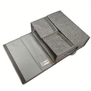 Foldable <b>Bedding</b> Sheet Storage <b>Box</b> with Window Closet Bed Sheet Organizer Set Containers for Blankets Quilt Pillow Cubes - Product Image 1