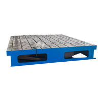 Plateforme en fonte sur mesure de haute précision avec rainures en T, surface en fonte rainurée, plaque de surface en fonte et équipement