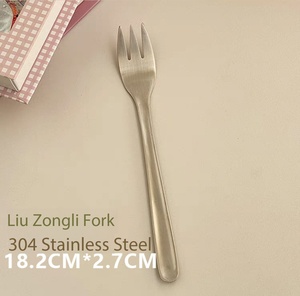 DF09 Japanese Style 304 Stainless Steel Dinner Spoon <b>Coffee</b> Stirrer Spoon Ice Cream Spoon Knife Fork and Spoon Set - Product Image 4