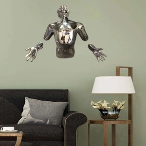 Suspension murale moderne en Bronze, 21 cm, figurine homme, Matteo pugli, pour décoration murale, couleur personnalisée - Product Image 6