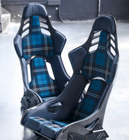 Accessoires de modification automobile YLC, sièges de course en fibre de carbone, sièges de voiture universels de luxe, haute qualité pour sièges baquet Recaro Podium