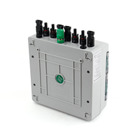 Boîtier de distribution photovoltaïque solaire FALIANG avec protection contre la foudre, 2 entrées, 2 fusibles DC 600V, MCB, SPD, étanche IP65, 8 voies