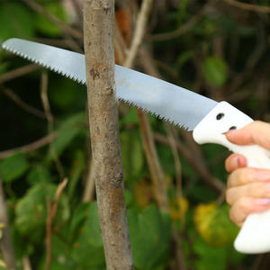 Sierra para podar viñas de montaña, herramienta de carpintería de jardín con hoja recta de acero con alto contenido de carbono de 285mm para cortar árboles frutales - Product Image 4