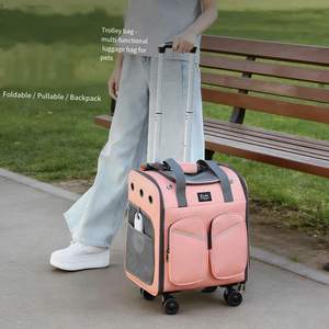 Breathable Mesh Pet <b>Tote</b> <b>Bag</b>, Oxford Cloth Foldable <b>Cat</b> Carrier Airline Approved Travel <b>Bag</b> - Product Image 2