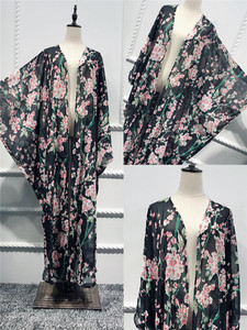 Robe Longue <span class=keywords><strong>Abaya</strong></span> Musulmane Modeste à Voile pour Femme – Vêtement de Prière Court en Flanelle pour la Prière – Modèle Islamic Dress Tendance 2021 - Product Image 4