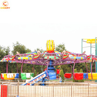 Vergnügungspark Super Twist Thrill Umbrella Doppel-Flugrotations-Fallschirmjäger Fahrgeschäft