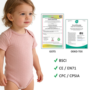 Lindo pelele corto para bebé - Traje de una pieza transpirable y cómodo para bebé/niño pequeño, pelele de verano - Product Image 2