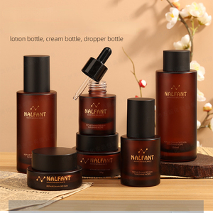 Chine Prix Compétitif Flacon Compte-gouttes Cosmétique Transparent Emballage Kit Soins de la Pe Peau Pot pour Lotion Tonique Parfum Huile Crème - Product Image 2