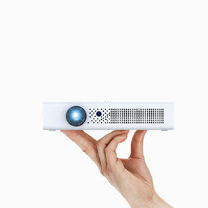 V6 600-Lumens 3D <span class=keywords><strong>DLP</strong></span> Mini <span class=keywords><strong>LED</strong></span> Chiếu <span class=keywords><strong>Android</strong></span> 9 4K Video Chiếu Cho Ngoài Trời Điện Thoại Di Động Rạp Chiếu Phim Wifi Không Dây - Product Image 2