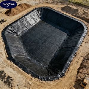 بطانة بركة من البولي إيثيلين عالي الكثافة سماكة 2.0 مم لتعدين الإنديوم والجاليوم، غشاء أرضي للمعادن شبه الموصلة - Product Image 3