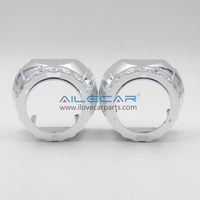 Cache-lentilles de projecteur de 2,5 pouces pour phares de voiture avec LED Angel Eyes pour projecteurs bi-xénon Visteon