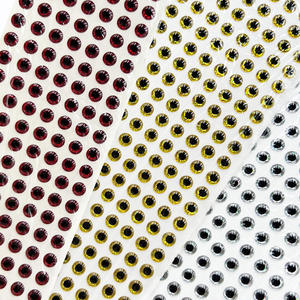 Realistico olografico artificiale 3D <span class=keywords><strong>occhi</strong></span> finti per fare esca da pesca mosca legante fai da te strumento <span class=keywords><strong>di</strong></span> pesca per pesca in acque profonde - Product Image 4