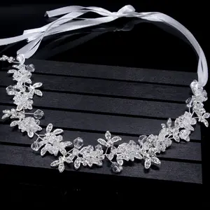 MLTS155 Fashion Handmade Crystal Hairband Bridal Handmade Headband Hair Accessories