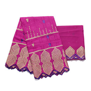 H & D <span class=keywords><strong>Bazin</strong></span> en tissu de coton imprimé économique personnalisé 5 + 2 mètres - Product Image 4