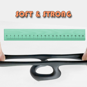 Cincin Ejakulasi Silikon Lembut Bentuk <span class=keywords><strong>U</strong></span> untuk Pria, Mainan Seks - Product Image 6