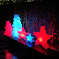 Kabellose Weihnachts-Dekorationsbeleuchtung für Draußen LED-Stern-Baum-Kugel Stehende Beleuchtung LED-Event-Leuchte für Außenbereich LED-Weihnachtsbaum