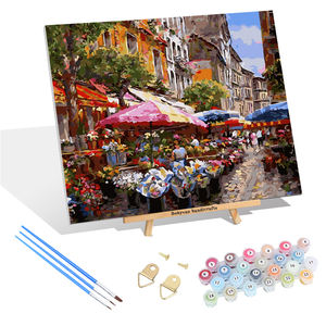 Pintura personalizada por números, impresión en <span class=keywords><strong>lienzo</strong></span>, pintura <span class=keywords><strong>al</strong></span> óleo acrílica Diy por número <span class=keywords><strong>para</strong></span> pared de habitación, venta <span class=keywords><strong>al</strong></span> por mayor - Product Image 1