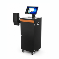 Imprimante jet d'encre UV industrielle PIJ 54 mm haute résolution, machine de codage piézoélectrique pour codes QR, codes-barres, données variables, date, lot, ERP, MES, emballage