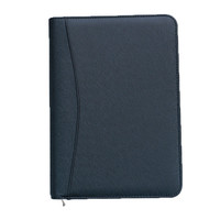 Factory Direct A4 Power Bank Charging Notebook Couverture rigide en cuir à feuilles mobiles de 100 feuilles avec calculatrice Source fiable