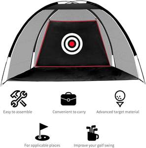 Filets de golf noirs pour l'entraînement au golf en extérieur, filet de frappe avec cible en tissu et sac de transport - Product Image 3
