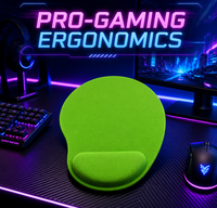 Tapis de souris ergonomique confortable pour le bureau à domicile - Support en EVA à mémoire de forme douce pour prévenir la fatigue lors du travail à distance