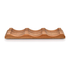 Casiers à vin de table Armoire de comptoir en bois d'acacia Porte-vin Étagère de <span class=keywords><strong>rangement</strong></span> du vin pour bar de cuisine, garde-manger, <span class=keywords><strong>cave</strong></span> à vin - Product Image 4