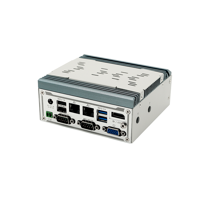P2150S-V Din Rail Industrial PC Mini with J6412 Dual Lan 2 COM HDMI1.4 Dual Display DDR4 Fanless Industrial Mini Pc