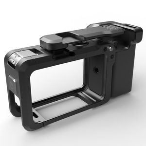 Kit de <span class=keywords><strong>Grip</strong></span> para DJI Action 6 com Cage para Câmera, Suporte de <span class=keywords><strong>Grip</strong></span> para Câmera, Conjunto de Suporte de Liberação Rápida para Fotografia de Rua - Product Image 5